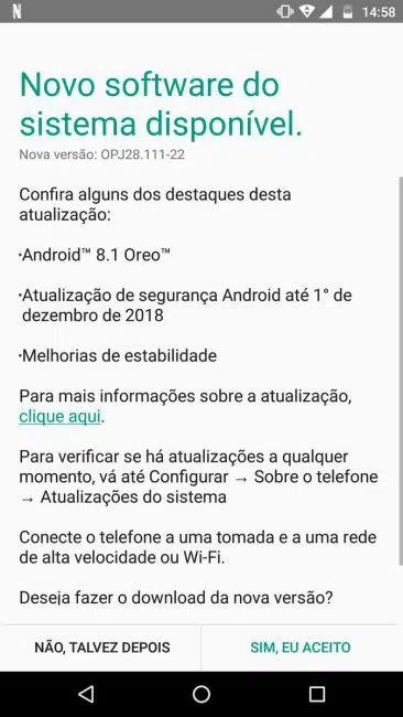 Moto G4 Oreo