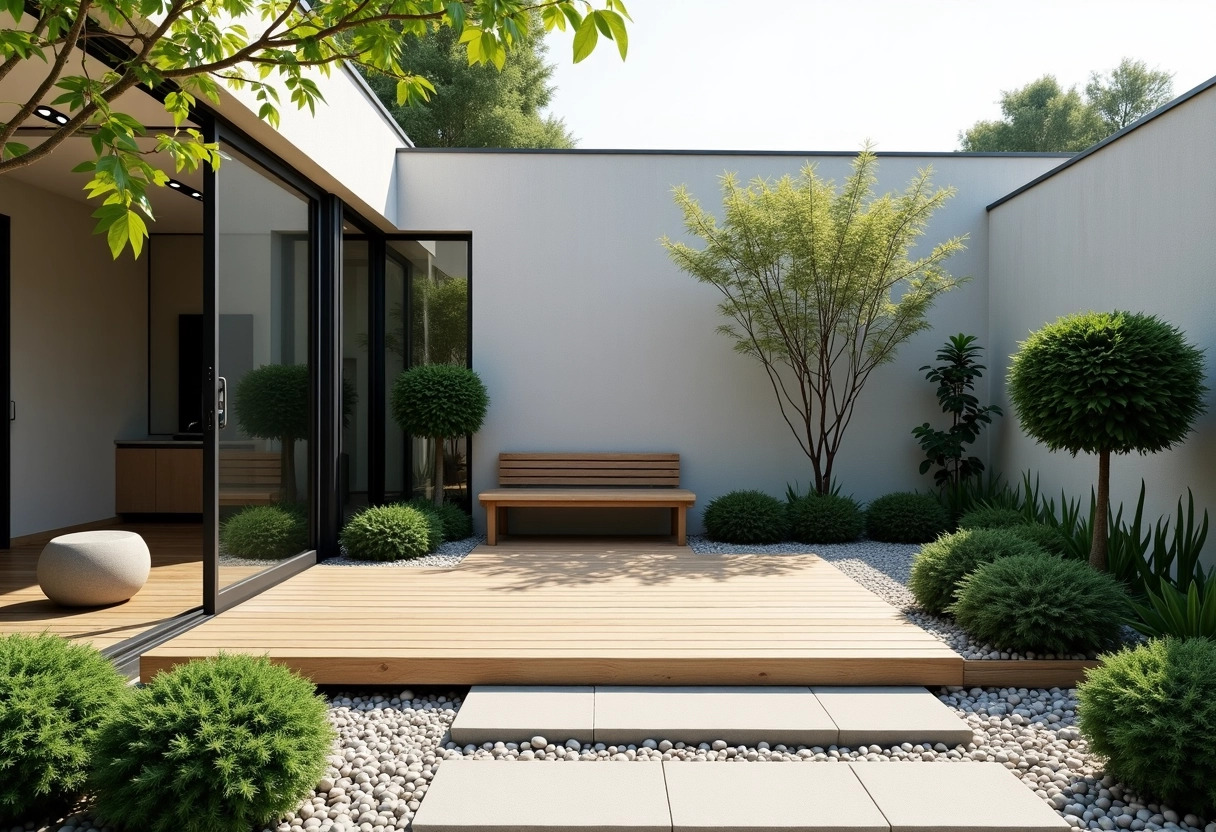 jardin minimaliste