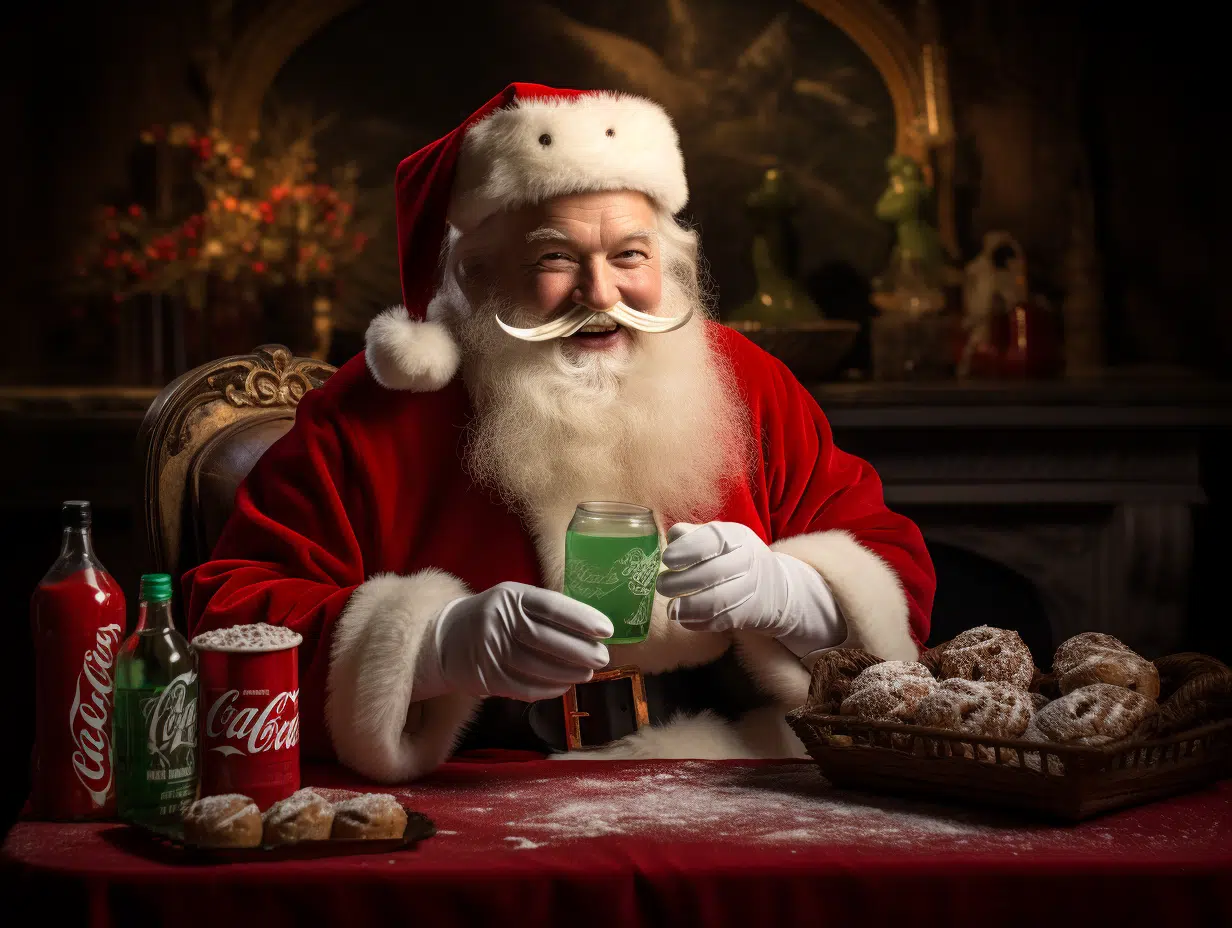 Origine du Père Noël Vert : impact de Coca Cola sur le mythe festif